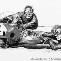 Classic Sidecar Racers - Fritz Scheidegger & John Robinson (BMW)